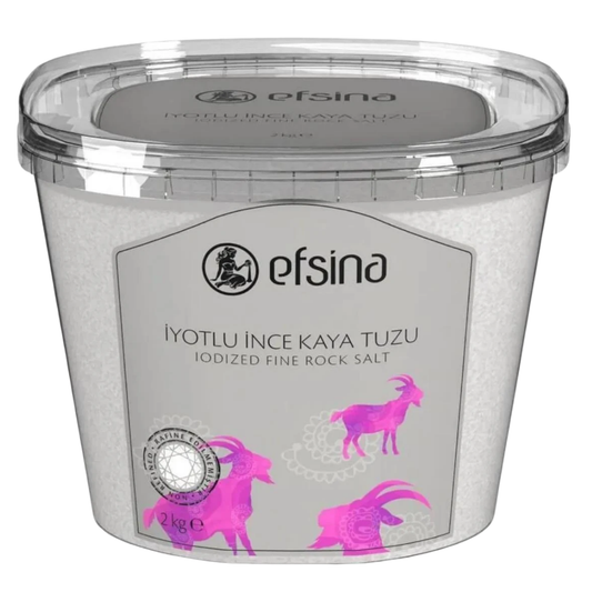 EFSİNA İyotlu İnce Kaya Tuzu 2000g