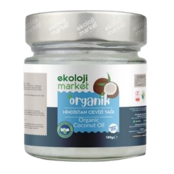 EKOLOJİ MARKET Organik Hindistan Cevizi Yağı 180g
