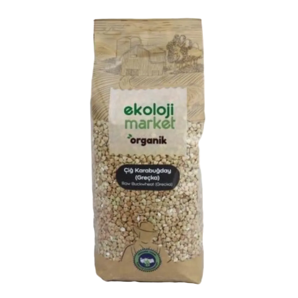 EKOLOJİ MARKET Organik Ham Karabuğday (Greçka) 750g