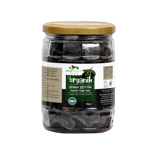 EKOLOJİ MARKET Yağlı Sele Zeytin 390g