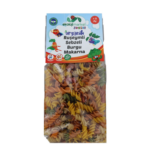 EKOLOJİ MARKET Ruşeymli Sebzeli Burgu Makarna 250g