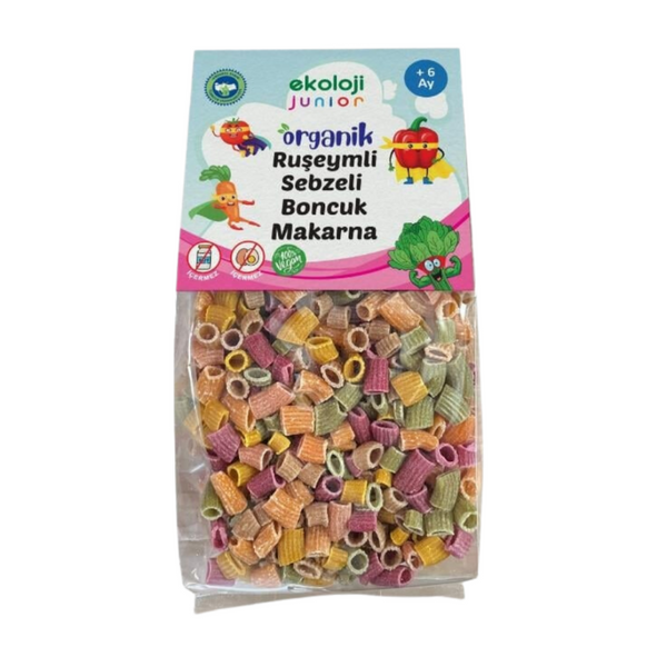 EKOLOJİ MARKET Sebzeli Ruşeymli Boncuk Makarna 250g