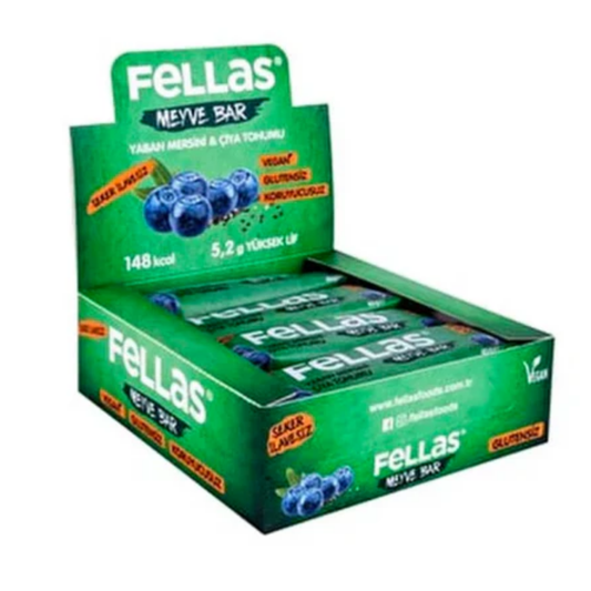 Fellas Chia Hindistan Ceviz Vitamin Meyve Bar 40G X 12