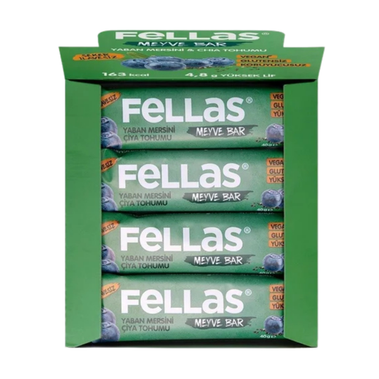 FELLAS Chia Yaban Mersini Meyve Bar 40G X 12