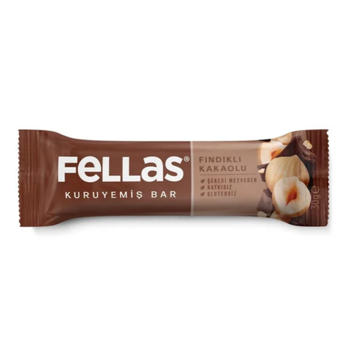 FELLAS Fındıklı Kakaolu Kuruyemiş Bar 30g