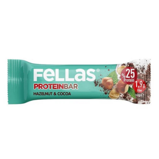 FELLAS Fındıklı ve Kakaolu Protein Bar 32g