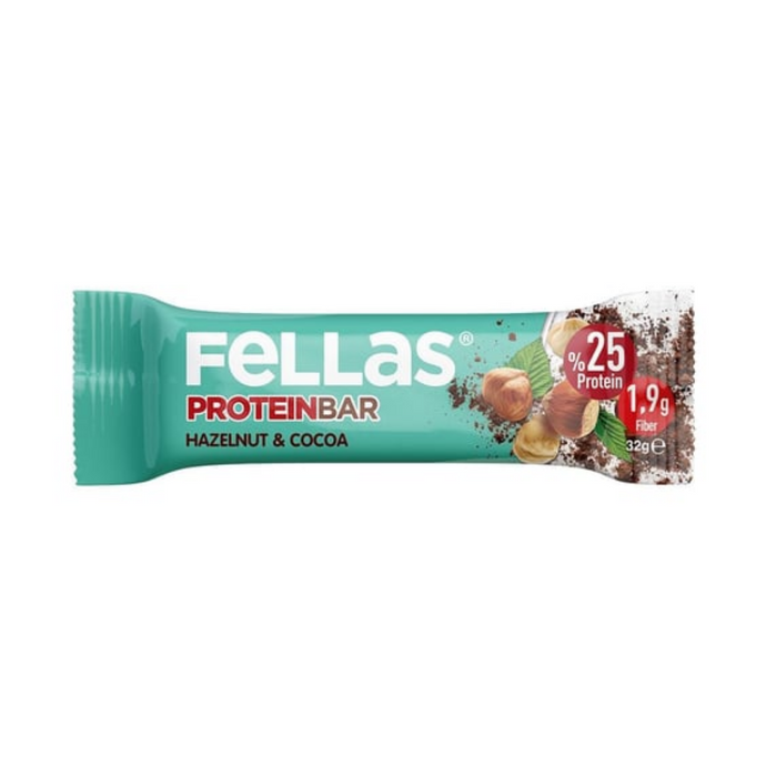 FELLAS Fındıklı ve Kakaolu Protein Bar 32g
