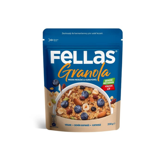 FELLAS Granola Yaban Mersini & Kuruyemiş 300g