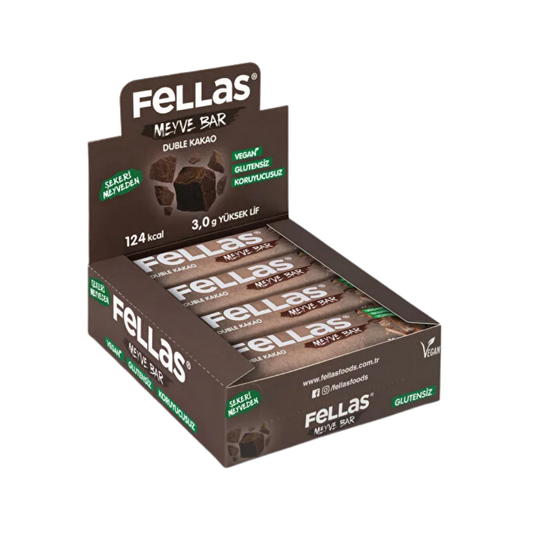 FELLAS Meyve Bar - Duble Kakaolu 35g x 12 Adet