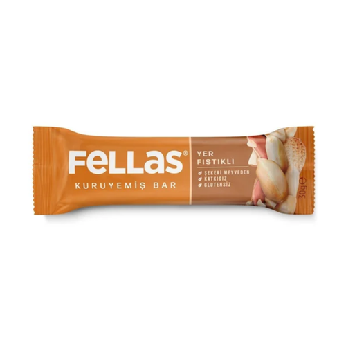FELLAS Yer Fıstıklı Kuruyemiş Bar (30g)