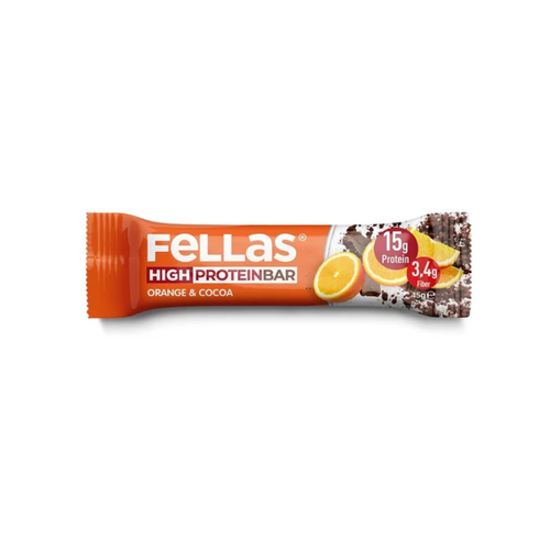 FELLAS Yüksek Protein Bar - Portakal & Kakao 45g