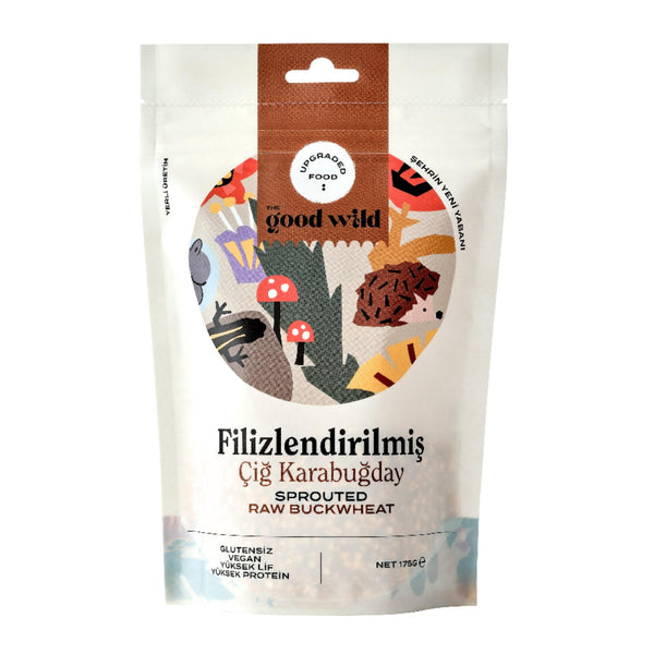 THE GOOD WILD Filizlendirilmiş Çiğ Karabuğday 175g