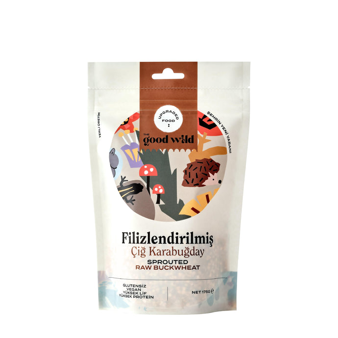 THE GOOD WILD Filizlendirilmiş Çiğ Karabuğday 175g