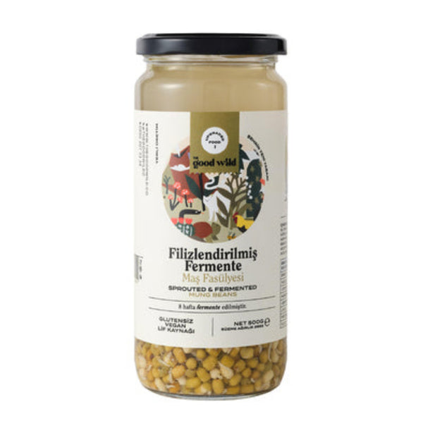THE GOOD WILD Filizlendirilmiş Fermente Maş Fasulyesi 500g