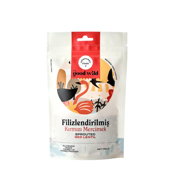 THE GOOD WILD Filizlendirilmiş Kırmızı Mercimek 175g