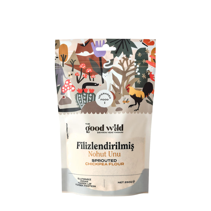 THE GOOD WILD Filizlendirilmiş Nohut Unu 300gTHE GOOD WILD Filizlendirilmiş Nohut Unu 300g