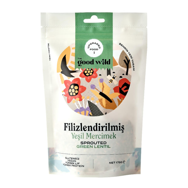 THE GOOD WILD Filizlendirilmiş Yeşil Mercimek 175g