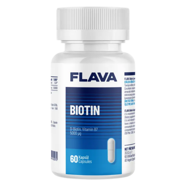 FLAVA Biotin 60 Kapsül