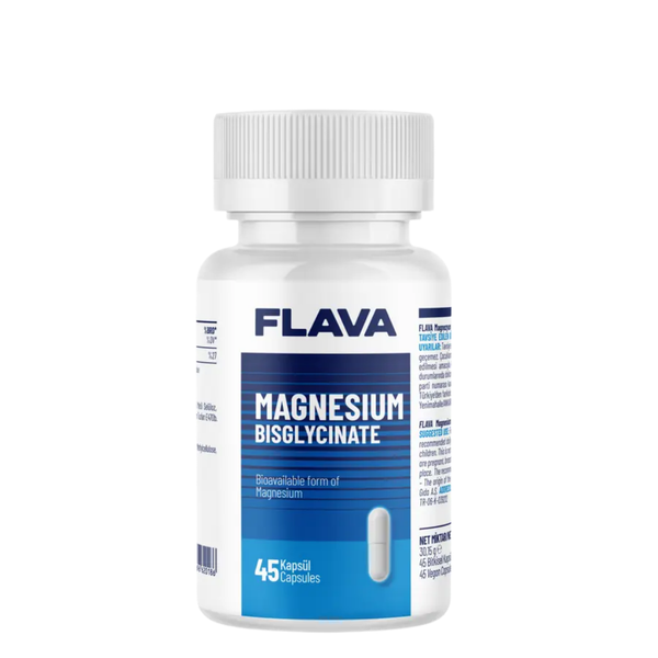 FLAVA Magnesium Bisglycinat 45 Kapsül