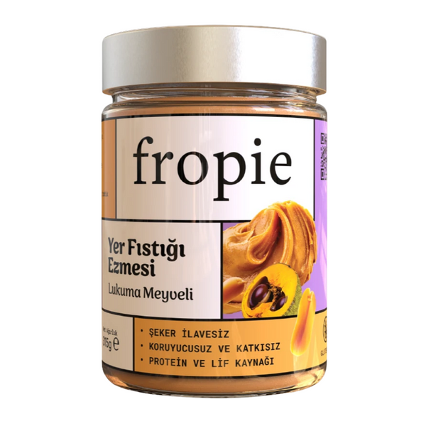 FROPİE Yer Fıstığı Ezmesi - Lukuma Meyveli 315g