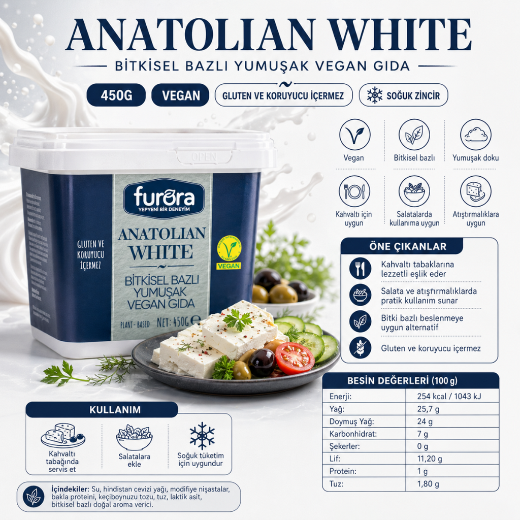 FURORA Anatolian White - Vegan Beyaz 450g – Özel Beslenme