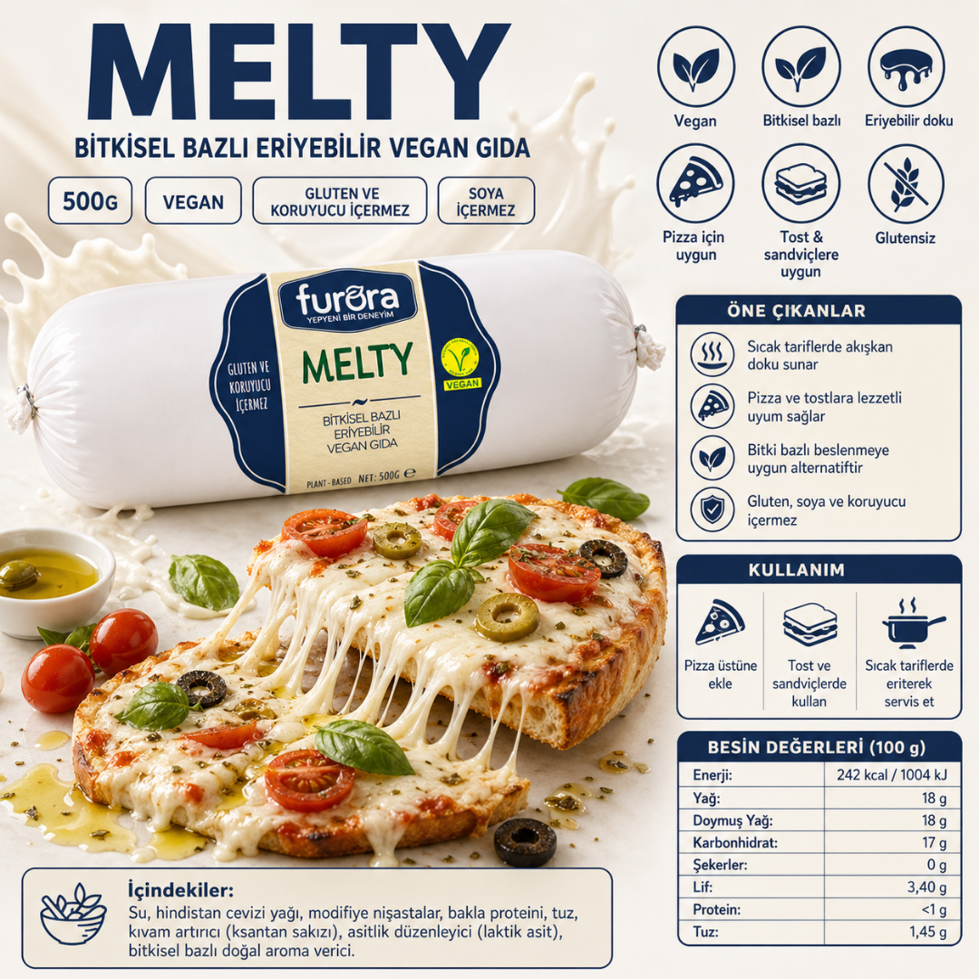 FURORA Melty - Mozarella 500g – Özel Beslenme