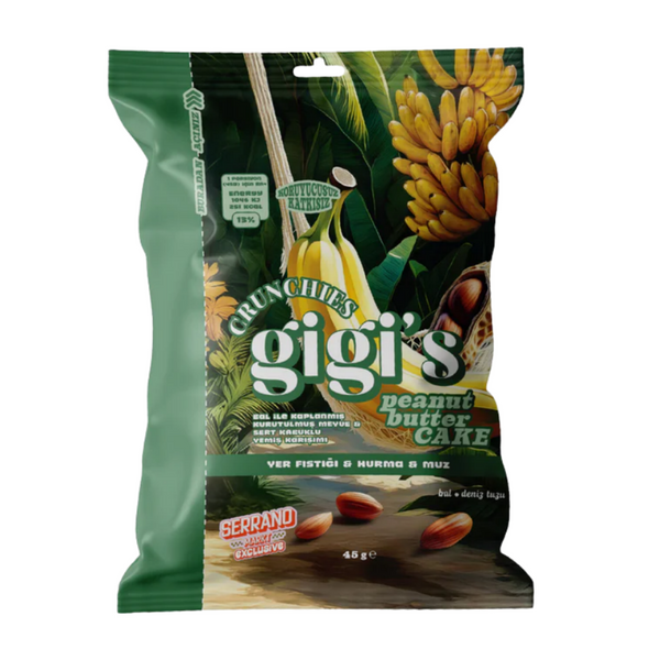 GİGİ’S Crunchies Peanut Butter Cake 45g
