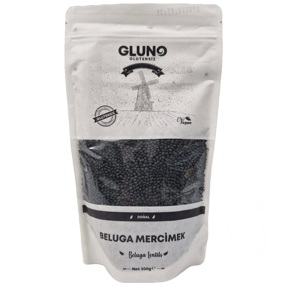 GLUNO Glutensiz Beluga Mercimek 500g