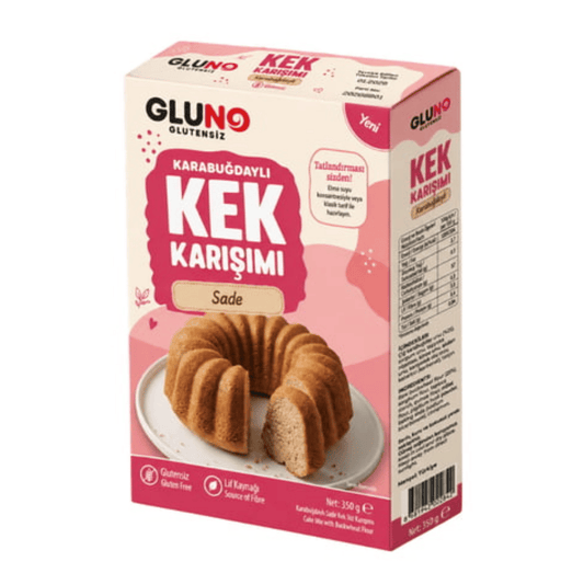 GLUNO Glutensiz Karabuğdaylı Sade Kek Karışımı 350g
