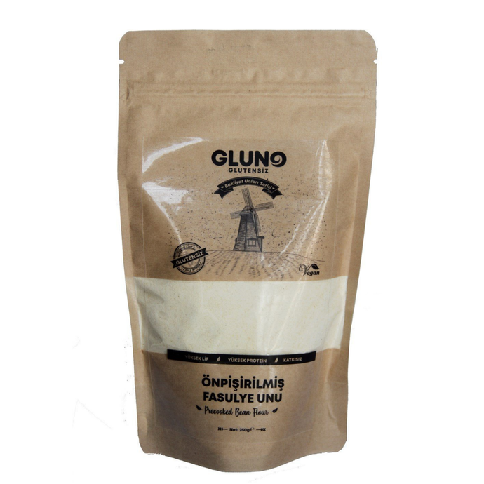 GLUNO Glutensiz Önpişirilmiş Fasulye Unu 250g