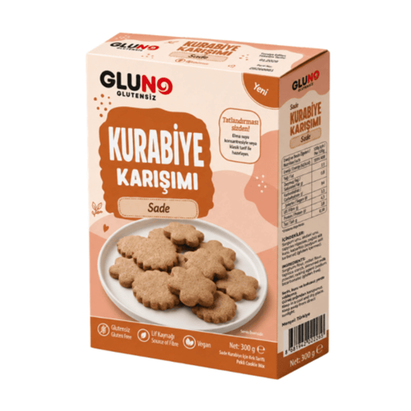 GLUNO Glutensiz Sade Kurabiye Karışımı 300g