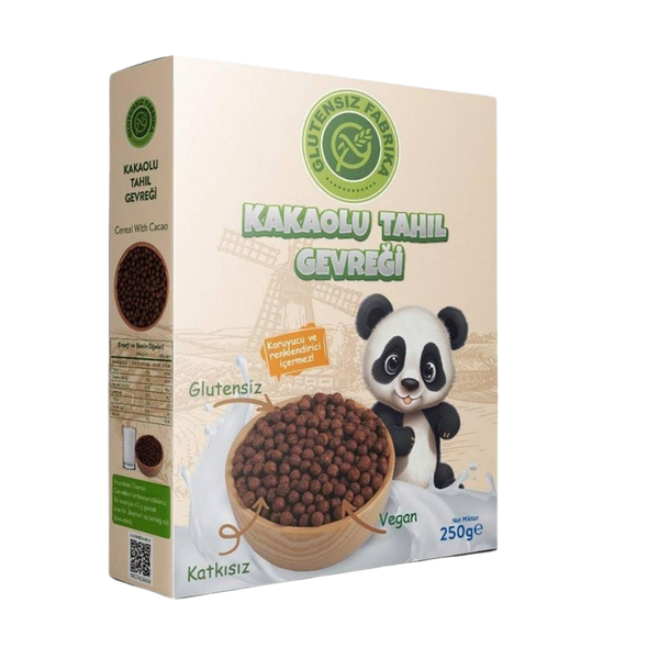 GLUTENSİZ FABRİKA Glutensiz Kakaolu Nohut Gevreği 250g