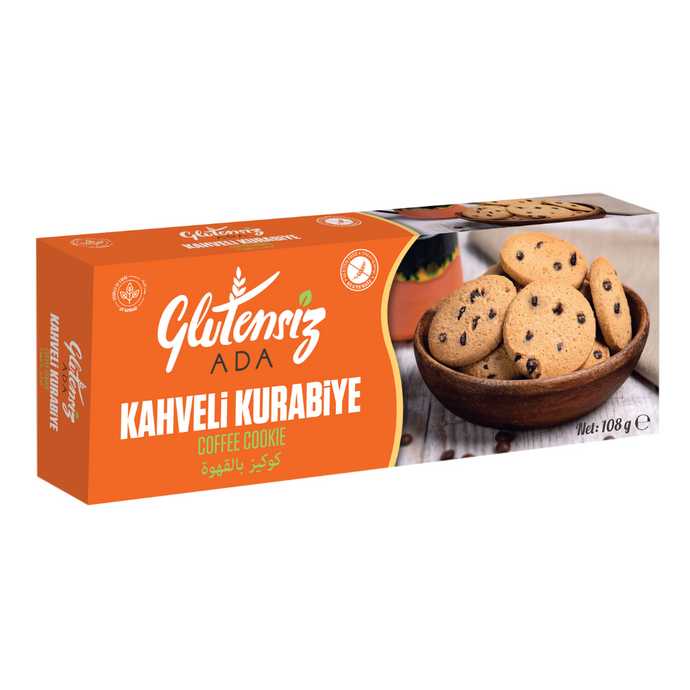 GLUTENSİZ ADA Kahveli Kurabiye 108g