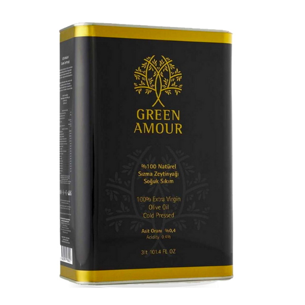 GREEN AMOUR Soğuk Sıkım Zeytinyağ 3LT
