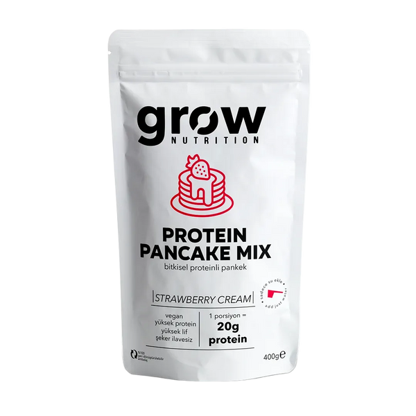 GROW NUTRITION Protein Pancake Mix Strawberry Cream 400g