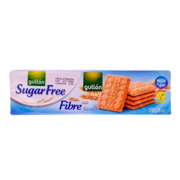 GULLON Lifli Şekersiz Bisküvi 170g