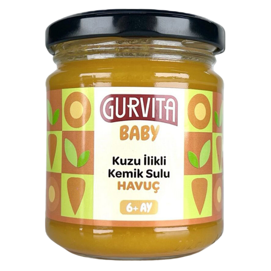 GURVİTA Baby Kuzu İlikli Kemik Sulu Havuç 165 g