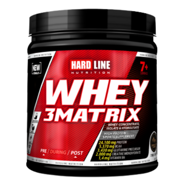 HARDLINE Whey 3 Matrix Çikolata 210g