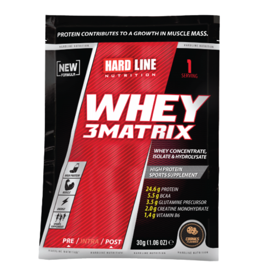 HARDLINE Whey 3 Matrix Kurabiyeli Saşe 30G