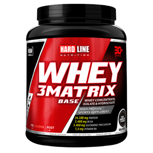 HARDLİNE Whey 3Matrix Base 908G - Çikolata