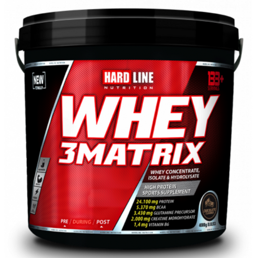 HARDLINE Whey 3Matrix Çikolatalı 4000g