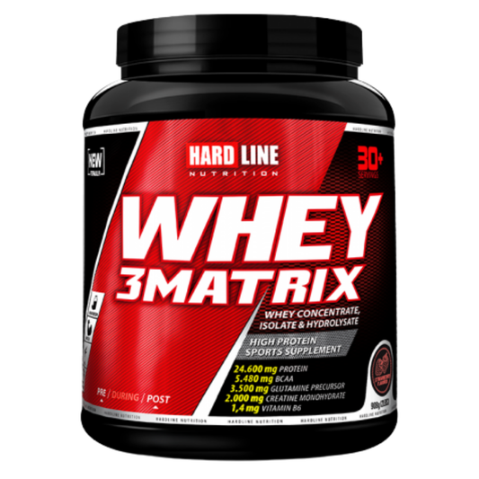 HARDLINE Whey 3Matrix Çilek 908g