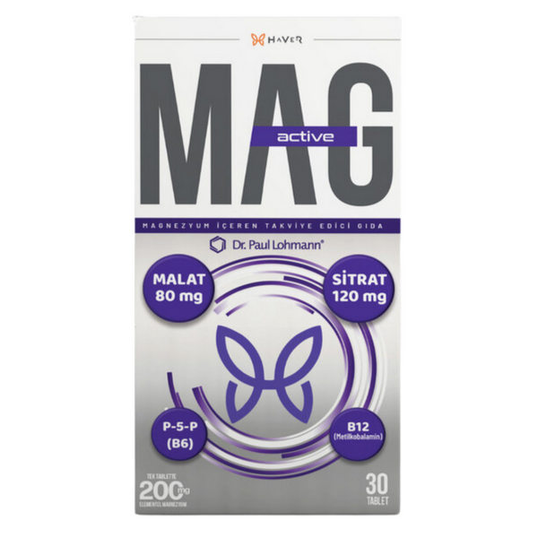 HAVER Mag Active Magnezyum 30 Tablet