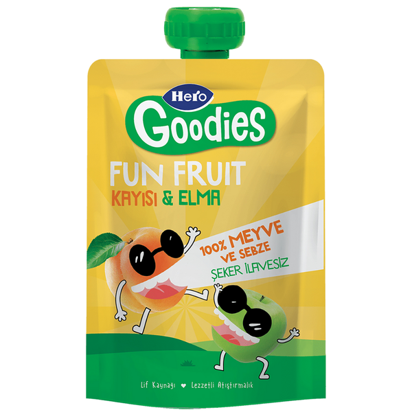 HERO GOODİES Kayısı&Elma Püresi 100g