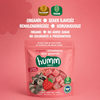 HUMM Organik Vegan Çilekli Mini Küpler 30g