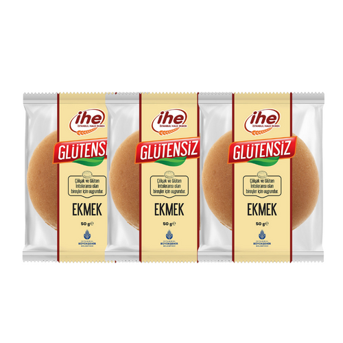 İHE Glutensiz Ekmek 50g x 3