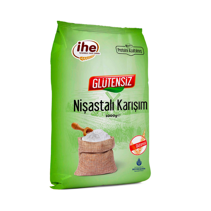 İHE (GNK) Glutensiz Proteini Azaltılmış Nişastalı Karışım Un 1000g