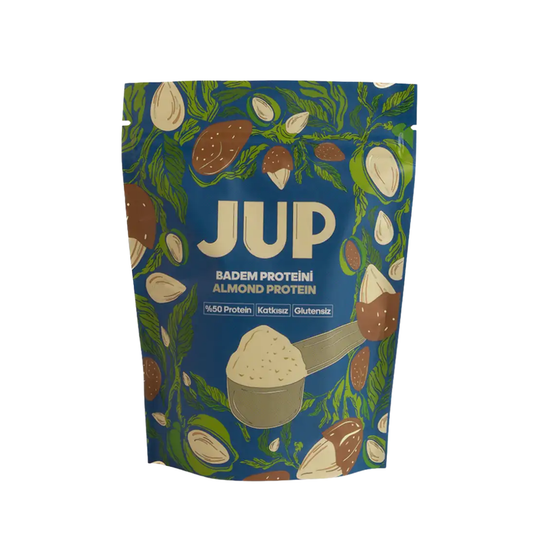 JUP FOOD Badem Protein Tozu / Yüksek Proteinli Badem Unu 240g