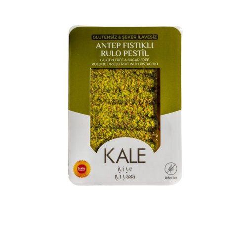 KALE Glutensiz & Rafine Şeker İlavesiz Antep Fıstıklı Rulo Pestil 230g