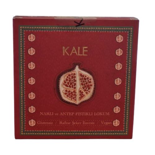 KALE Rafine Şeker İlavesiz Narlı ve Antep Fıstıklı Lokum 120g